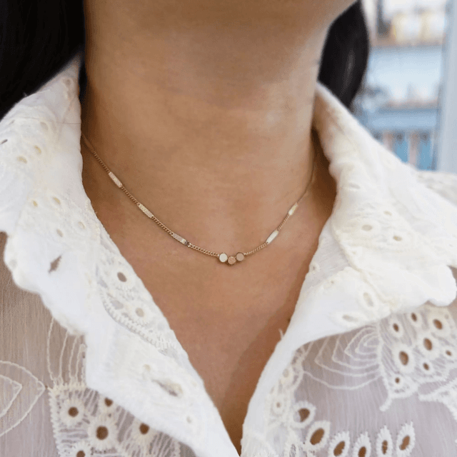 Collier 3 mini ronds - 4 coloris