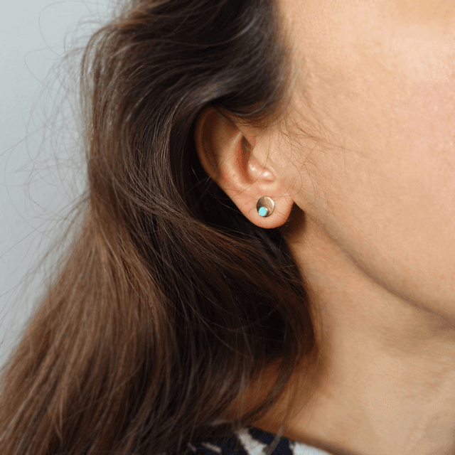 Puces disques et pastilles de cuir - 4 coloris
