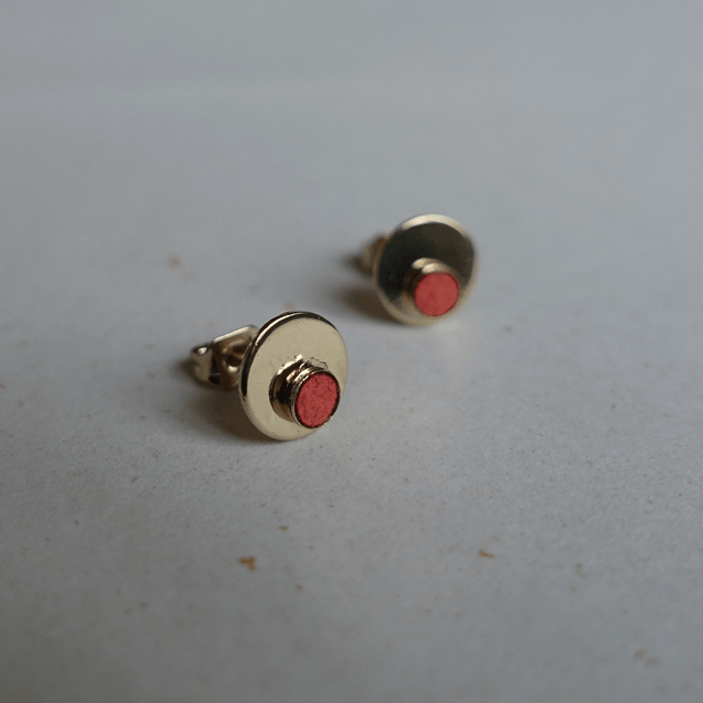 Puces disques et pastilles de cuir - 4 coloris