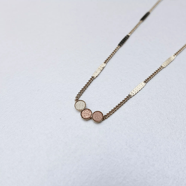 Collier 3 mini ronds - 4 coloris