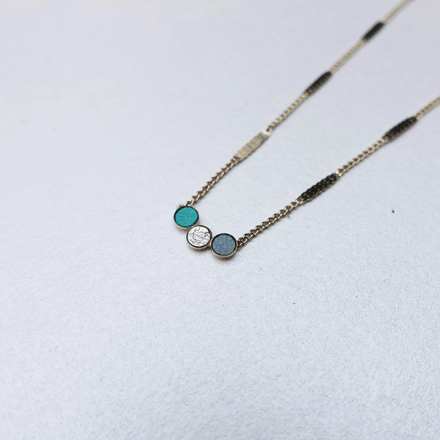Collier 3 mini ronds - 4 coloris